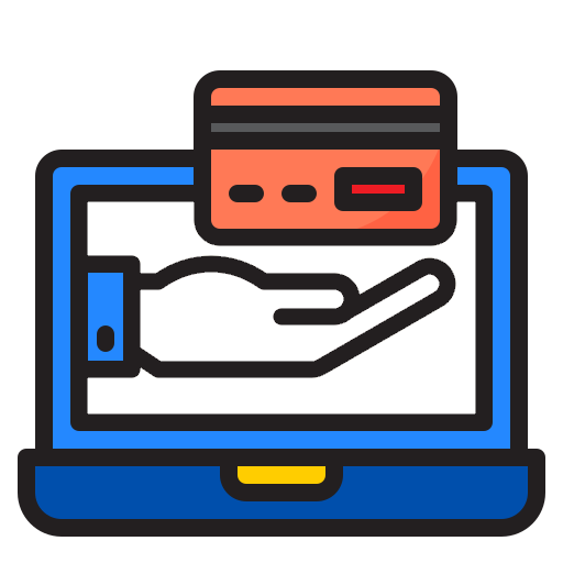 credit card and PC